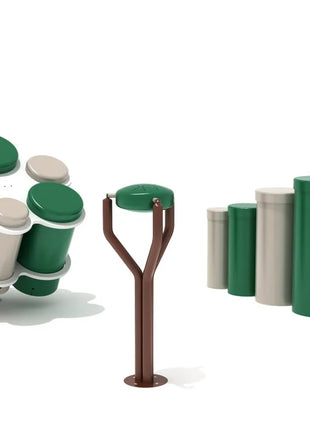 Tunes & Tones Trioincl. Standing Drum Quintet, Honeycomb Hand Drums, Treble Tongue Drum