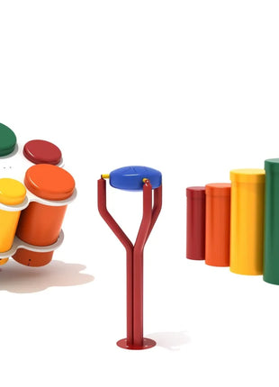 Tunes & Tones Trioincl. Standing Drum Quintet, Honeycomb Hand Drums, Treble Tongue Drum