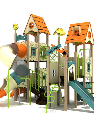 Red Mulberry Canopy Quest Play Structure