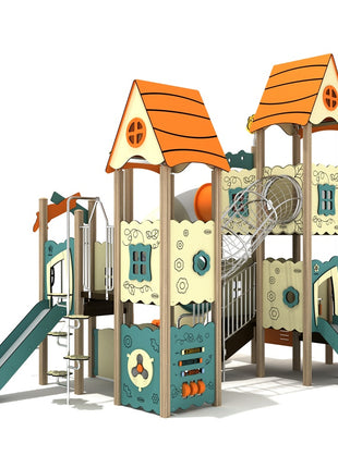 Red Mulberry Canopy Quest Play Structure