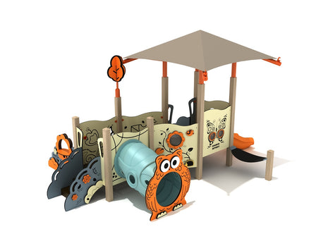 Fuschia Canopy Mini Play Structure