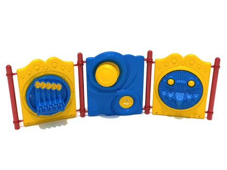 Musical Activity Panel Set of 3 incl. Drum Beats Panel, Percussion Panel, Chime Panel