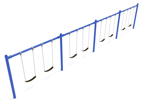 4 Bay Single Post Swing